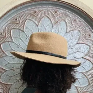 Banana Republic Tan Felt Fedora Hat NWOT Banana Republic Women main image 4